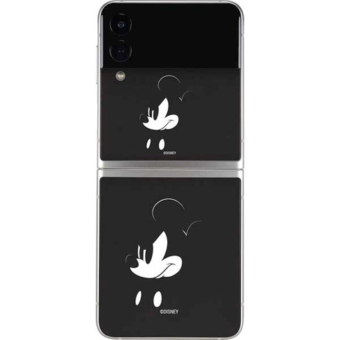 Disney Mickey Mouse Black and White Galaxy Z Flip4 5G Skin